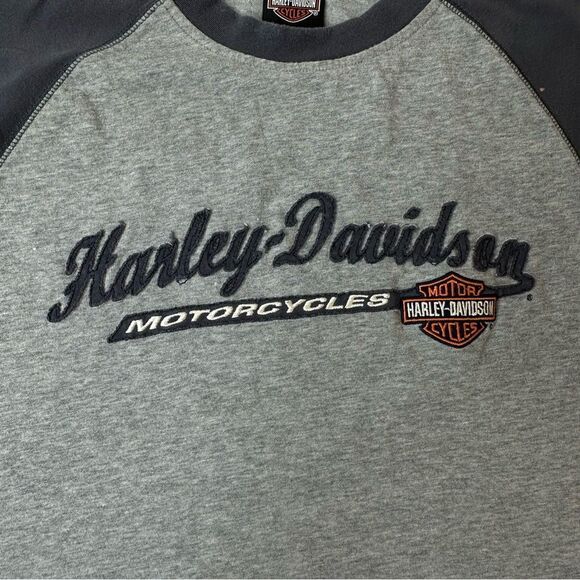 HARLEY-DAVIDSON Motorcycles Grey Faribault MN Tshirt Men’s Size Large - Picture 3 of 14